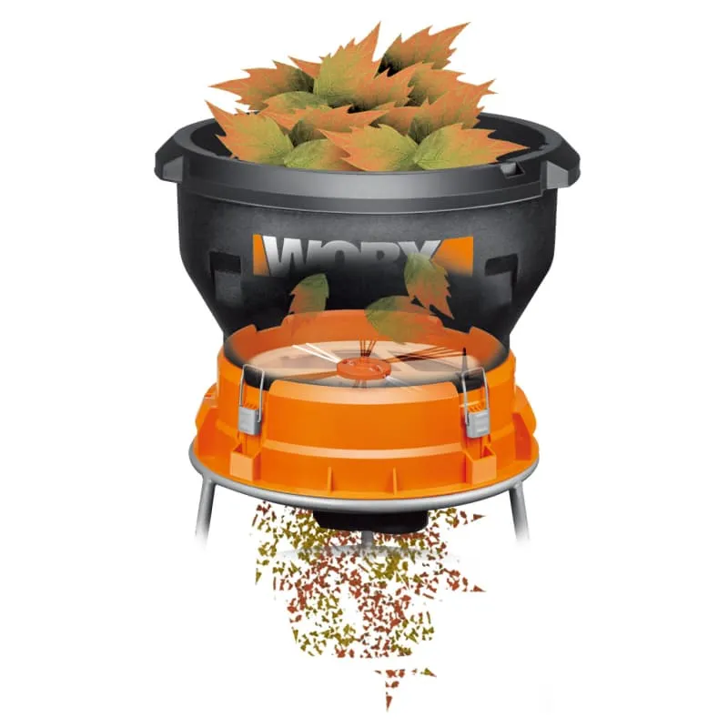 Садовый измельчитель травы WORX WG430E 220V 1600Вт 33см электрический — детальное фото