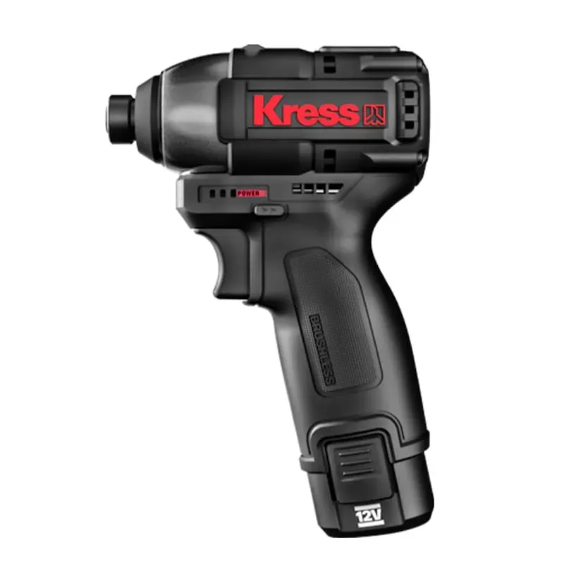 Винтоверт ударный KRESS KU203 12V 140 Нм бесщеточный аккумуляторный — детальное фото