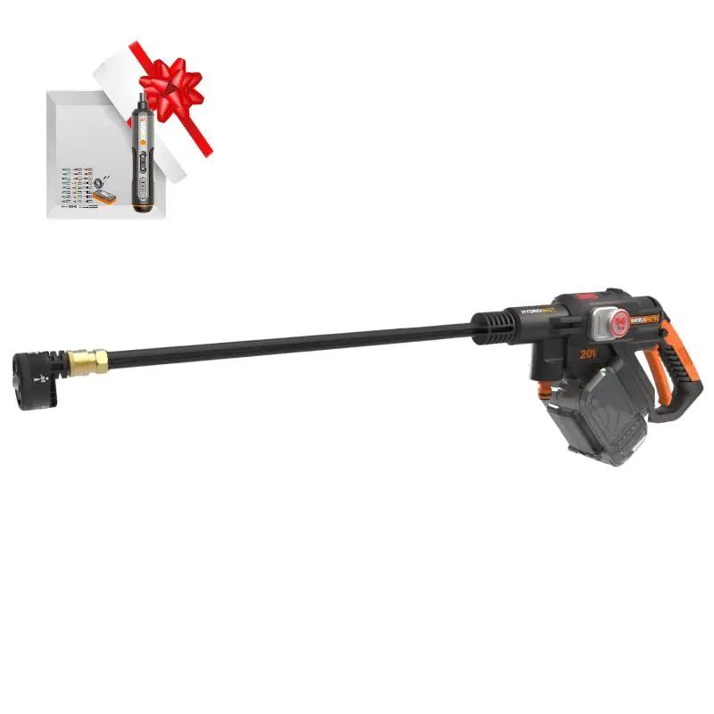 Мойка высокого давления WORX WG633E 20V 56бар бесщеточная аккумуляторная, с АКБ на 4 А*ч и ЗУ