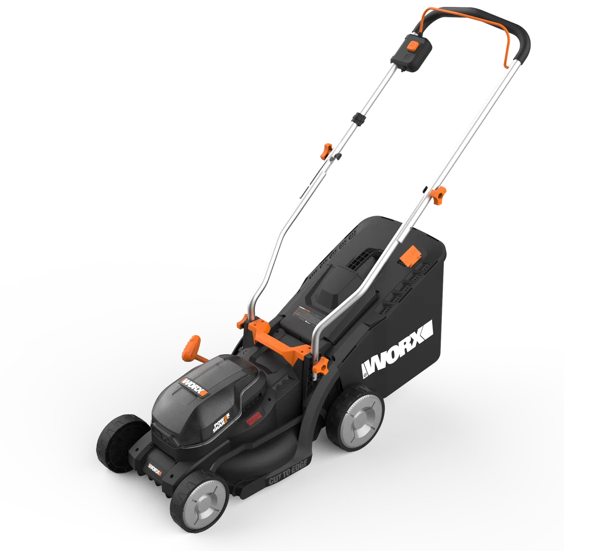 Газонокосилка аккумуляторная бесщеточная WORX WG733E, 20V, 33 см, 4Ач х 1, ЗУ 2А, коробка