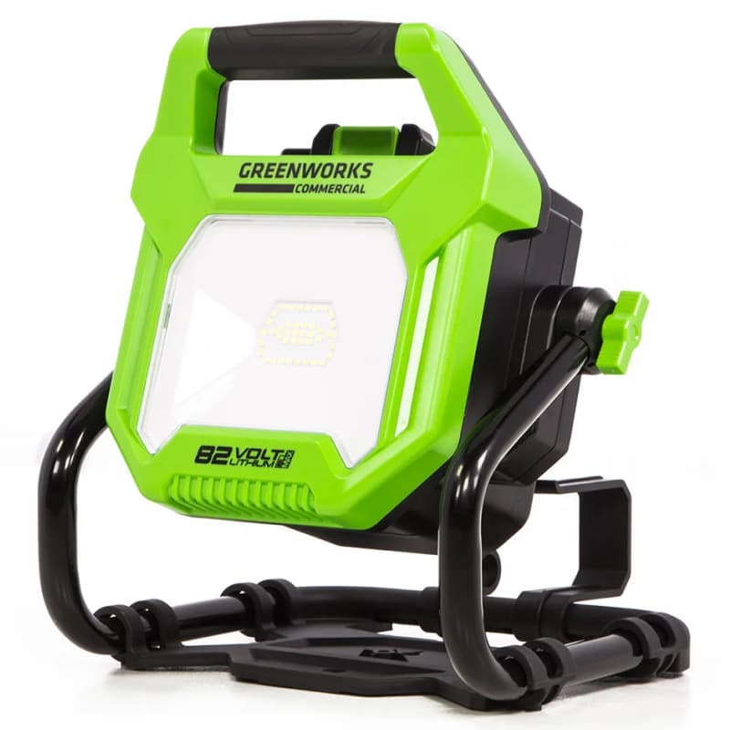 Прожектор светодиодный (2500 лм) аккумуляторный Greenworks гибрид 82V/220-240V G82WLH 3504007, без АКБ и ЗУ