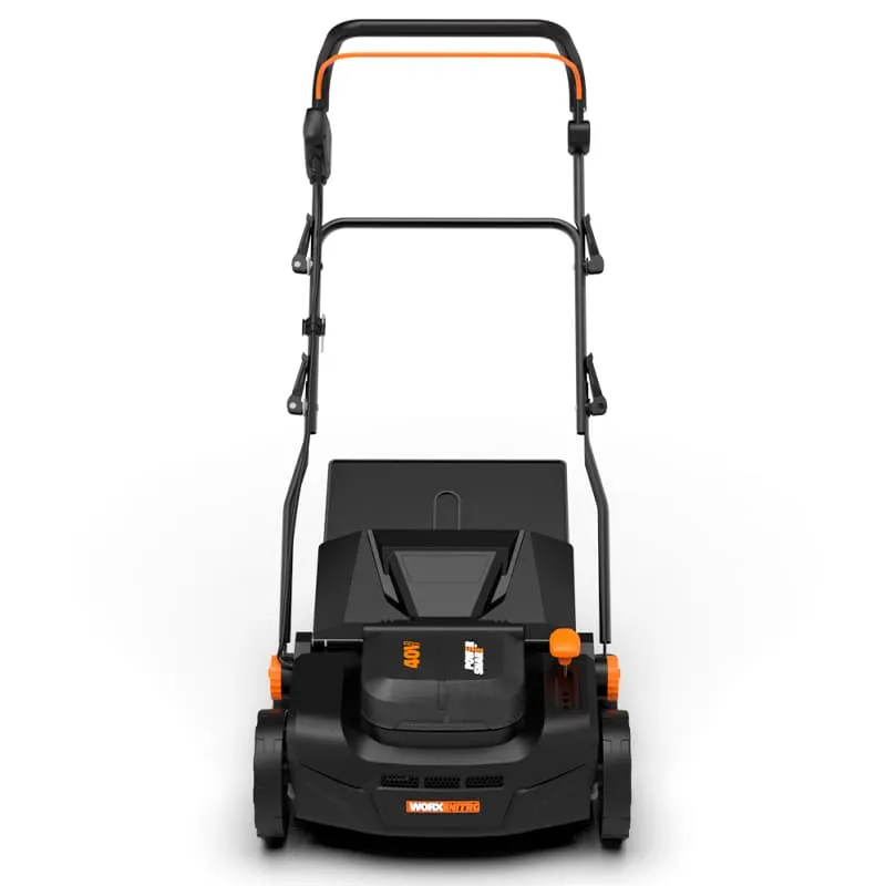 Аэратор-скарификатор WORX NITRO WG855E 40V 36см бесщеточный аккумуляторный — детальное фото