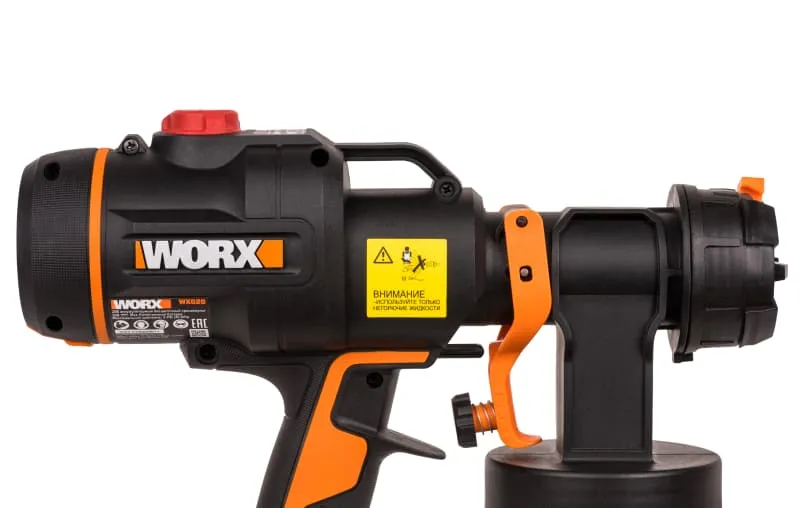 Краскопульт WORX WX020.9 20V бесщеточный аккумуляторный — детальное фото