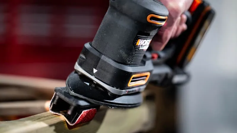 Виброшлифмашина WORX WX820 20V аккумуляторная — детальное фото