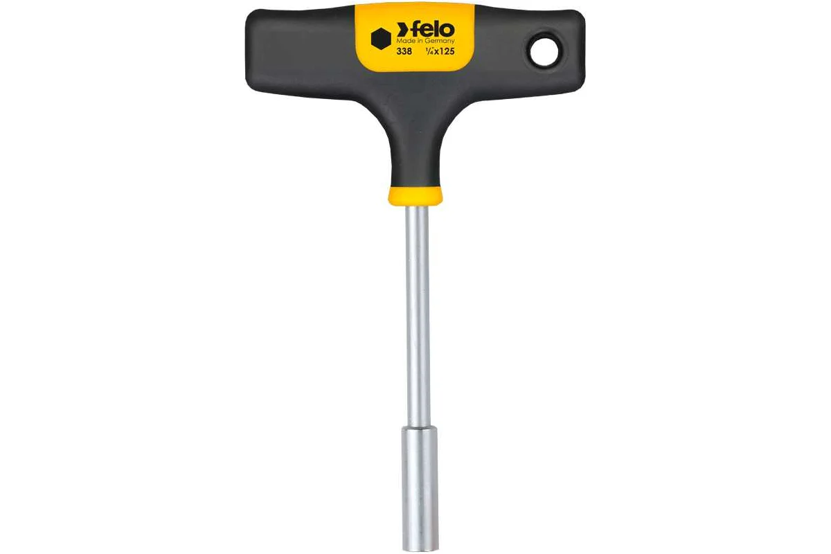 Т-образный ключ под биты 1/4" Felo 33812560 — детальное фото