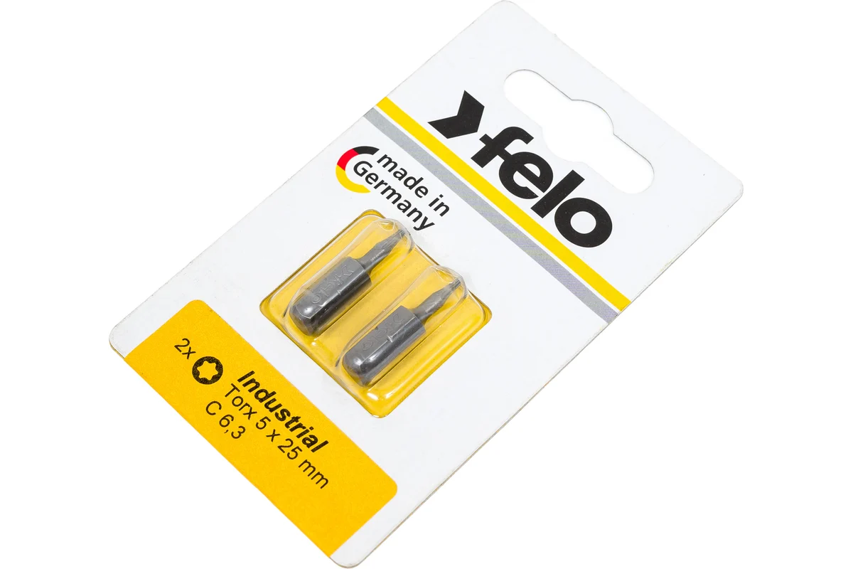 Бита серии Industrial TX5, 25 мм, 2 шт на блистере Felo 02605036 — детальное фото