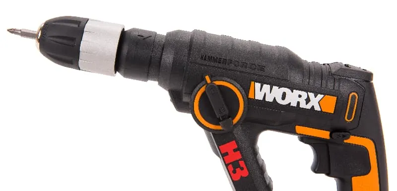 Перфоратор WORX WX390 H3 20V 1,2Дж аккумуляторный — детальное фото