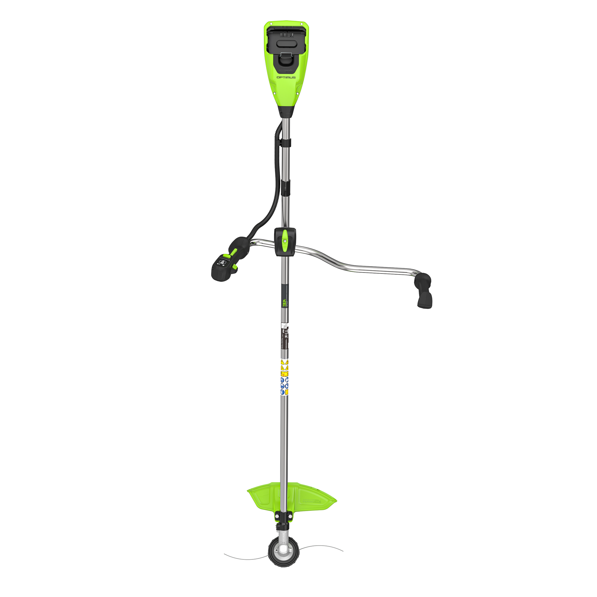 Триммер Greenworks TB13L 82V TB13LA1 (43 см) 1,3 кВт бесщеточный аккумуляторный — детальное фото