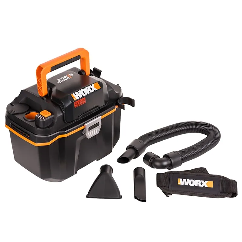 Пылесос хозяйственный для сухой и влажной уборки WORX NITRO WX031.9 20V аккумуляторный — детальное фото