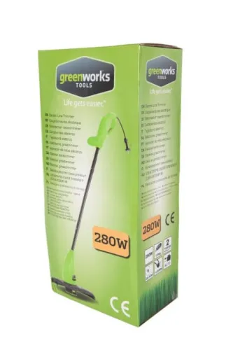 Триммер Greenworks GST2830 Start 280W 21117 (30 см) электрический — детальное фото