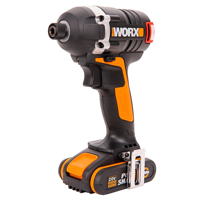 Винтоверт WORX WX292 20V 175Нм бесщеточный аккумуляторный — детальное фото